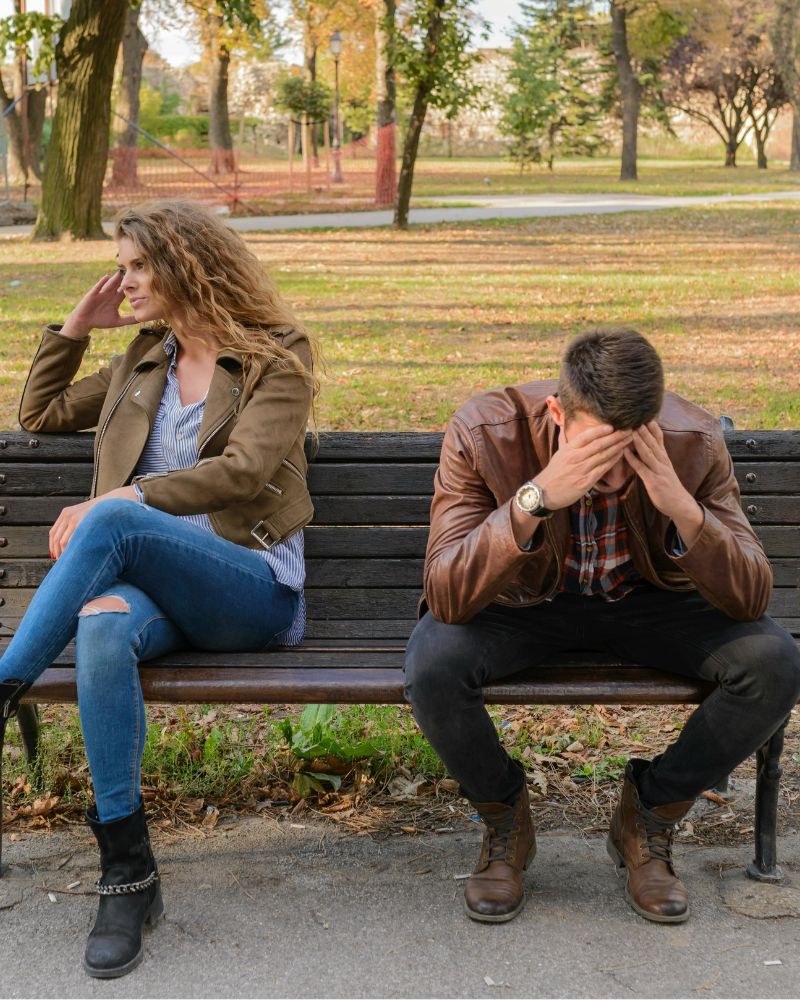 Relationships Work Distant Couple